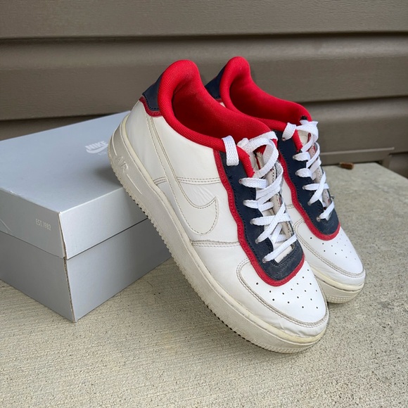Air Force 1 Low Double Layer White Obsidian Red - Picture 3 of 9